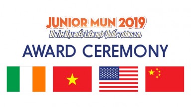 BUỔI CHUNG KẾT & TRAO GIẢI CUỘC THI JUNIOR MUN 2019