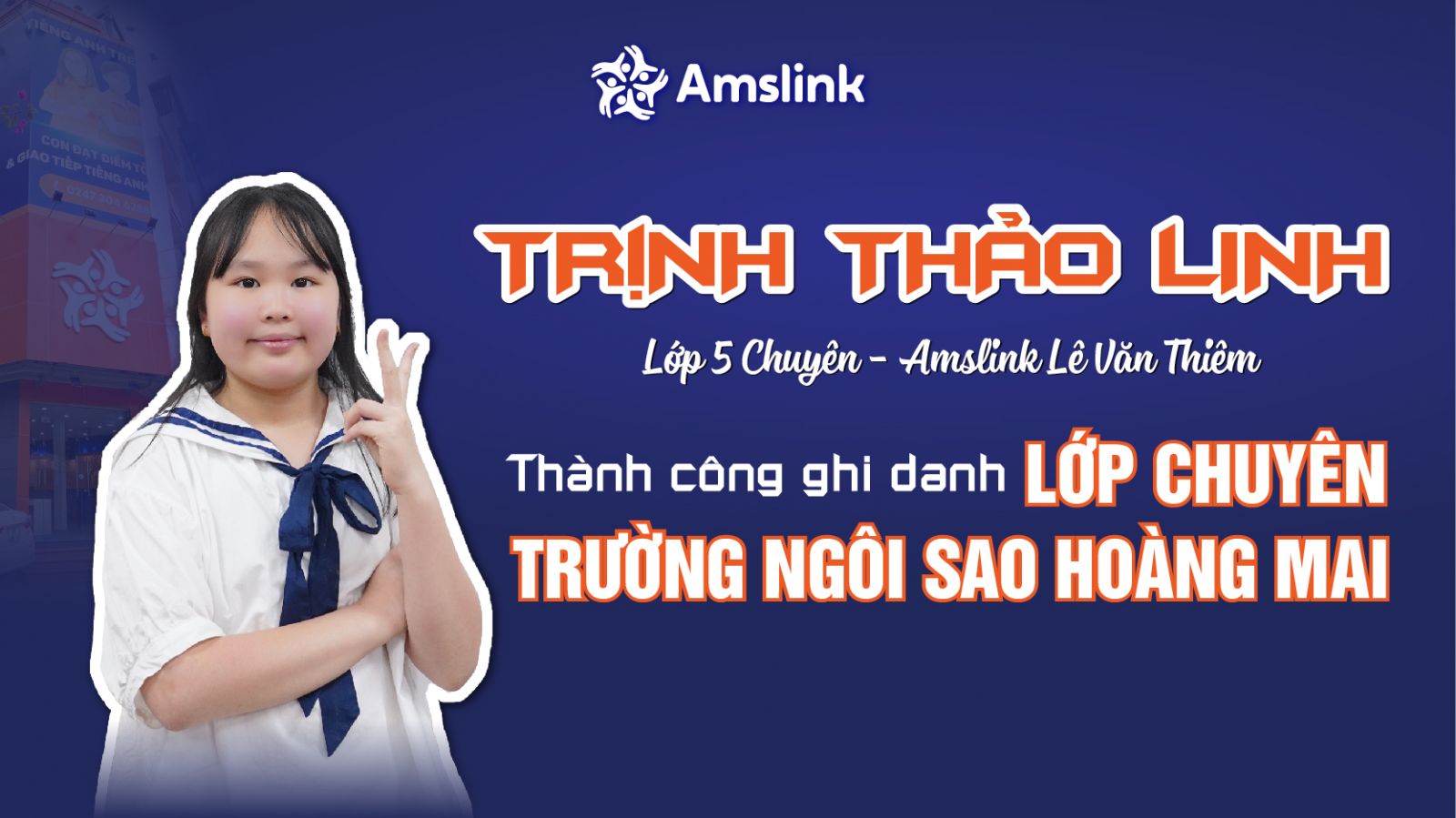 Trịnh Thảo Linh và hành trình chinh phục trường Ngôi Sao Hoàng Mai