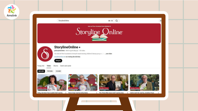 StorylineOnline tuyển tập video truyện thiếu nhi được đọc bởi các diễn viên Mỹ