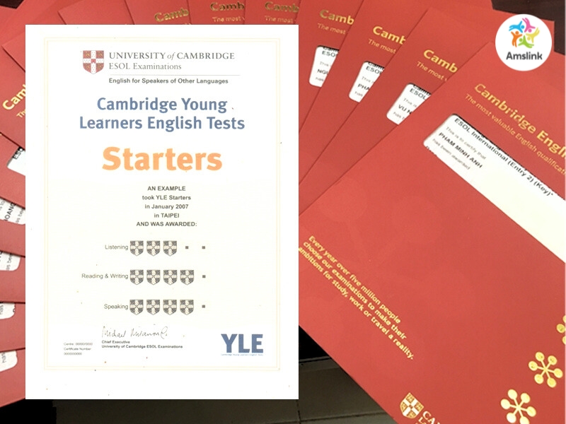 Chứng chỉ Cambridge Starters và những điều cần biết