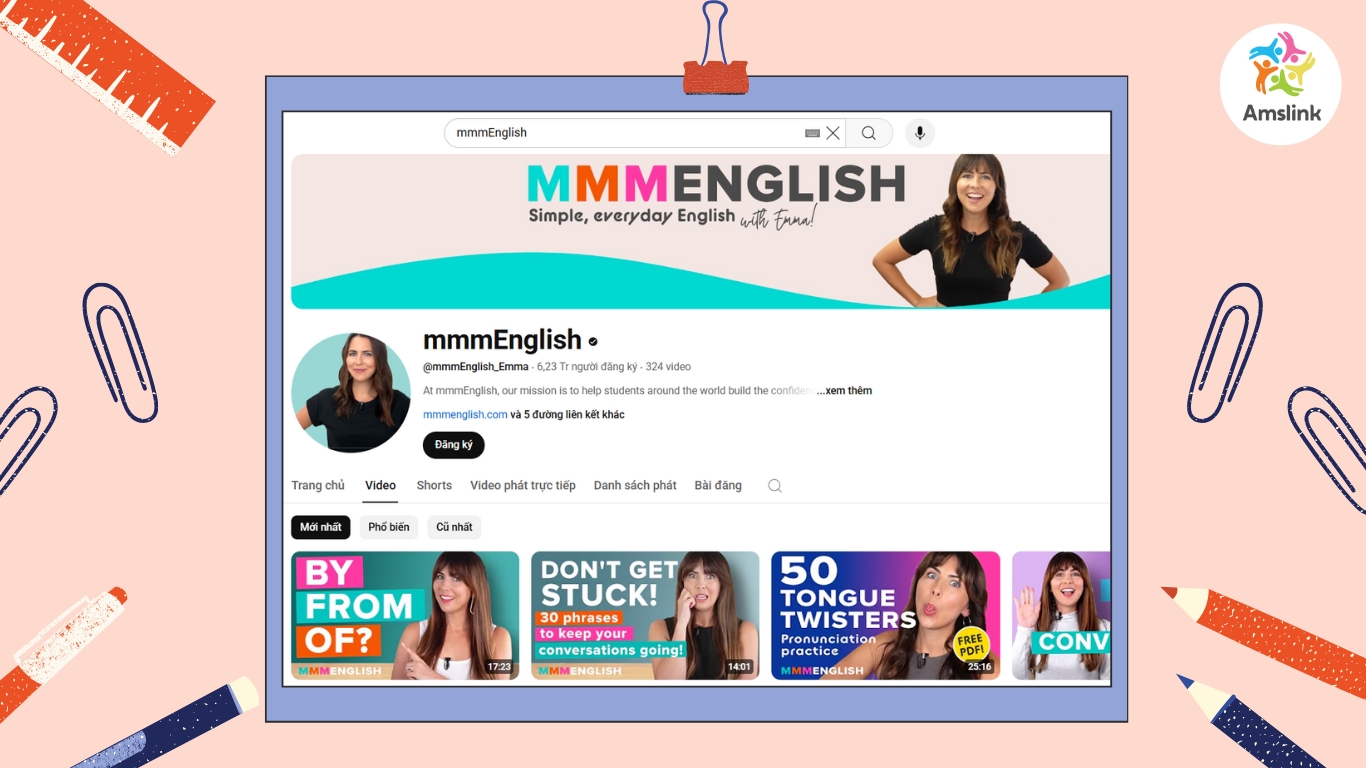 mmmEnglish chia sẻ cách phát âm và sửa lỗi phát âm tiếng Anh