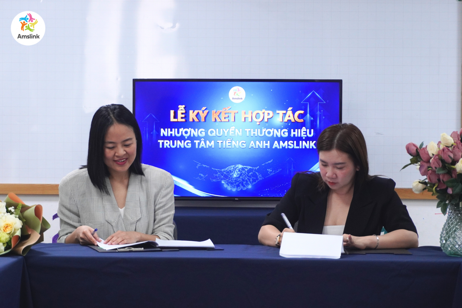 Lễ ký kết hợp tác mở trung tâm Amslink Hạ Long diễn ra thành công tốt đẹp