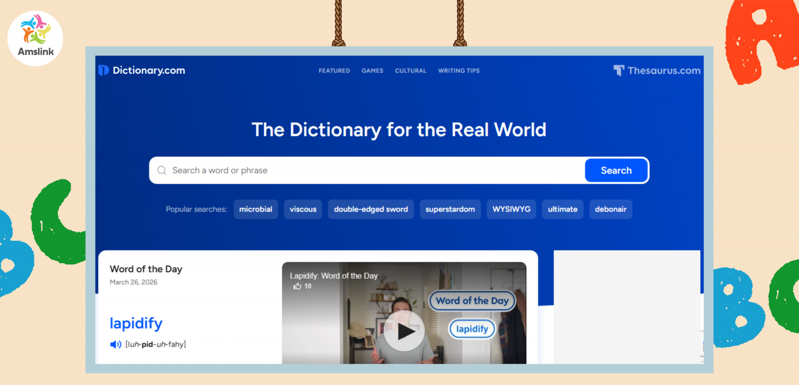 Dictionary.com là từ điển quen thuộc với nhiều người học tiếng Anh