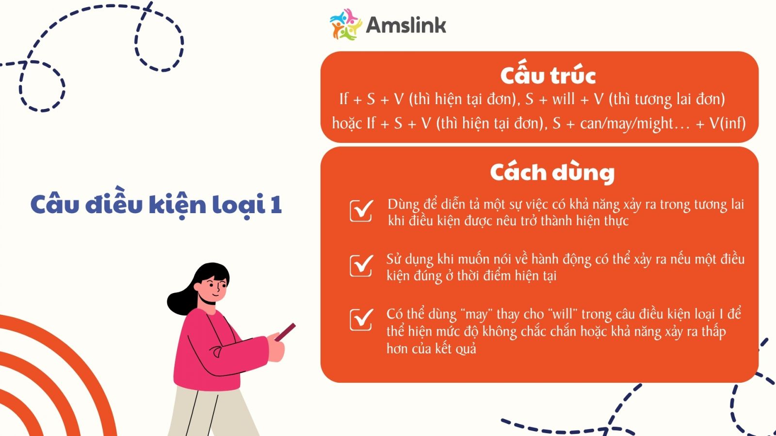 Cấu trúc của câu điều kiện loại 1 mà con cần lưu ý