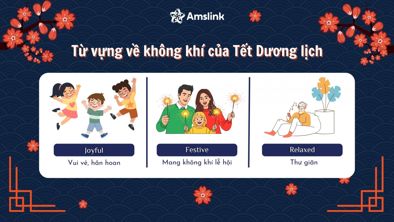 Từ vựng tiếng Anh thông dụng về không khí ngày Tết