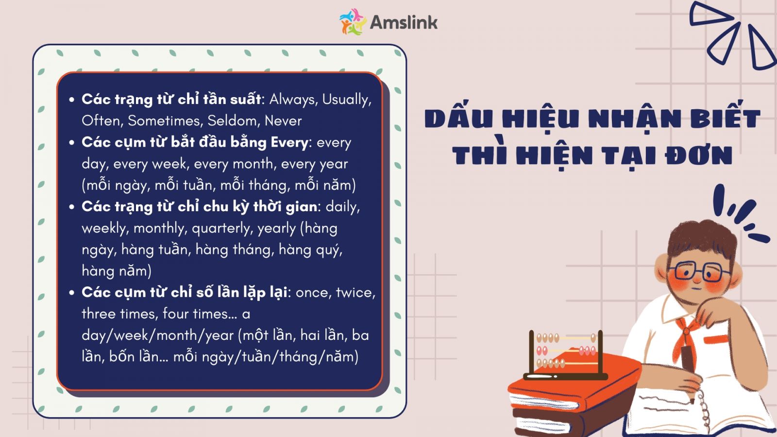 Tổng hợp 4 dấu hiệu để nhận biết thì hiện tại đơn