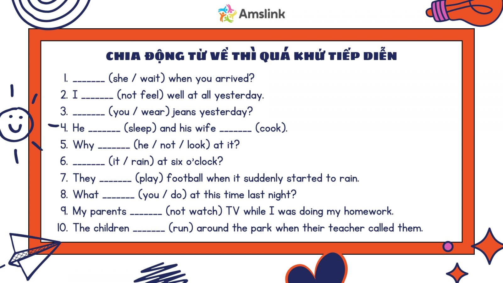 Bài tập chia động từ là kiến thức trọng tâm trong tiếng Anh lớp 7